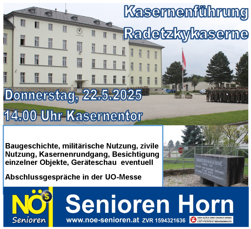 Führung in der Radetzkykaserne